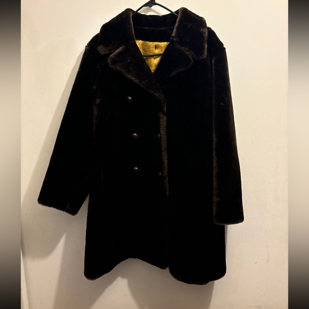 Brown vintage winter coat